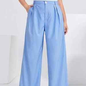 High waisted tailored pants